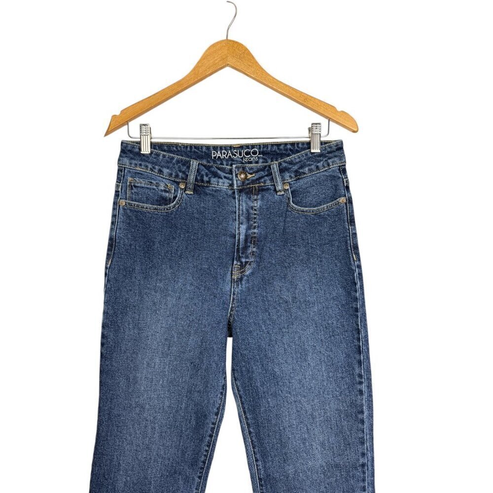 Parasuco Jeans Size 8 Women’s High Rise Classic Fit Denim Dark Wash Vintage Y2K - Picture 2 of 7